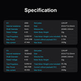 Axisflying AF2406X 2080KV 1860KV 4S-6S Module Brushless Motor 5mm Shaft for FPV RC Quadcopter for Analog VTX / HD VTX
