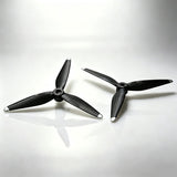 QWINOUT 2Pairs CW+CCW 5129 3 Blades Carbon Fiber Propeller 5mm Shaft For 2207 / 2306 Motor For 5inch FPV RC Toy Airplane