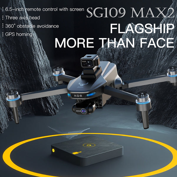 ZLL SG109 MAX 2 Quadcopter HD 3 Axis Gimbal Laser Obstacle Avoidance GPS Positioning With 6.5inch Screen Remote Controller