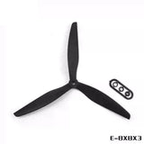 HQDrop TE 8x8x3 Glass Fiber Reinforced Nylon 8inch 3-Blade Electric Propeller