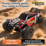 LYZRC C100 1:16 Full Proportion 4WD 2.4G High Speed Off-road Remote Control Car 30km/h With Remote Control Handle