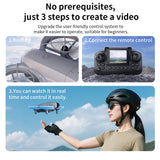 E69 Mini Drone with Screen Control Aerial Photography Dual Camera Optical Flow Aircraft Remote Control Aircraft