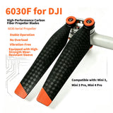 QWINOUT 8PCS 6030F Carbon Fiber Propeller Blade Compatible for DJI Mini 3 /Mini 3 Pro /Mini 4 Pro Toy Airplane Replacement Parts