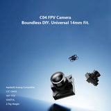 BETAFPV 1/3" CMOS Sensor C04 FPV Camera 160° FOV 1200TVL Horizontal Resolution For Aquila20 Toy AIrplane For Micro Canopy