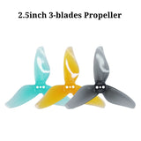 GEMFAN 4Pairs 2.5inch CW+CCW 2517 PC Propeller For 1404 Motor Freestyle FPV RC Toy Airplane