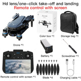 Upgrade Large Screen Control Full Protection Paddle Blades Anti Fall Four Axis Remote Control Drone Upgrade Brushless Motor Electrically Adjustable Camera