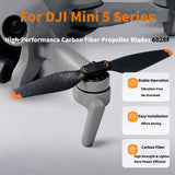 QWINOUT 2Pairs Carbon Fiber 6028 Foldable Propeller Compatible with DJI Mini 5 RC Toy Airplane Replacement Spare Part
