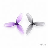 HQDrop Ultralight Whoop Prop 1.8X1.1X3 (45MM) -1.5mm Axis (2CW+2CCW) Propeller