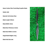QWinOut Model Airplane Fixed Wing Carbon Fiber Spiral Positive Propeller Slow Speed Propeller Electric Motor Propeller