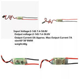 QWINOUT 2S-14S 5A ESC Power Supply Module External Toy Airplane Model Receiver High Voltage Reduction Module