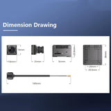 Walksnail Avatar GT2 Kit 2W High Definition Digital Image Transmission High Power Long Range Night Vision