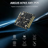 Axisflying ARGUS H743 Flight Control 25A AIO Stack ICM-42688 Gyro for Analog VTX / HD VTX for FPV RC Quadcopter