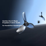 GEMFAN 2Pairs / 6Pairs 56mm 3 Blades PC Propeller 1.5mm Mounting Hole For Pavo20 Pro II FPV Quadcopter