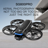 Upgrade Large Screen Control Full Protection Paddle Blades Anti Fall Four Axis Remote Control Drone Upgrade Brushless Motor Electrically Adjustable Camera