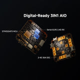 BETAFPV Cube G4 2S-4S 30A 3in1 ELRS 2.4GHz Flight Controller CM42605 Gyroscope For FPV Toy Airplane Quadcopter