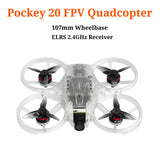 Axisflying Pockey 20 ELRS 2.4G 3S Brushless Micro FPV Quadcopter & Transmitter Kit 107mm Wheelbase With Mini Analog VTX