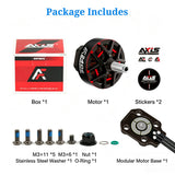 Axisflying AF2406X 2080KV 1860KV 4S-6S Module Brushless Motor 5mm Shaft for FPV RC Quadcopter for Analog VTX / HD VTX