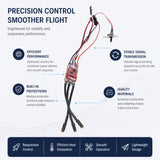 QWINOUT AM32 30A/40A 2S-4S Brushless ESC 6V 2A BEC Electronic Speed Controller For FPV RC Toy Airplane
