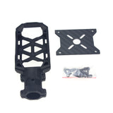 JMT 4PCS 16MM*14MM*185MM 3K Carbon Fiber Tube with 16mm Clamp Type Motor Mount Plate Holder & Z16 Folding Arm Tube Joint for 4-axle Aircraft RC Quadcopter DIY Copter Drone