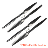 QWinOut 1Pairs/8PCS Carbon Fiber 3210/32105/32108/3099 Folding Propeller Noise Reduction Prop for Multi-axle UVA RC Agricultural Drone