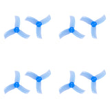 Gemfan 2040 2.0X4.0 PC 3-blade Propeller 2 Inch Prop 3-hole Blades for 1103 1104 Motor for RC Racer Racing Drone Quadcopter