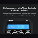SKYRC T100 Dual-channel Charger 50Wx2 Intelligent Identification with XT60 for 2-4S Battery RC Drone Quadcopter Model Parts