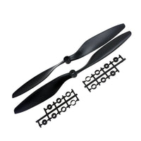 QWinOut 1045 3D RC-3D Propeller Paddle CW /CCW 1 Pair 10x4.5 Propeller Black Blade Props for RC Quadrocopter Multi-rotor Aircraft