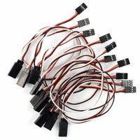 JMT 10PCS 300mm 30CM RC Servo Receiver Extension Wire Cable Cord Lead for Helicopter fast shipping F00536-10