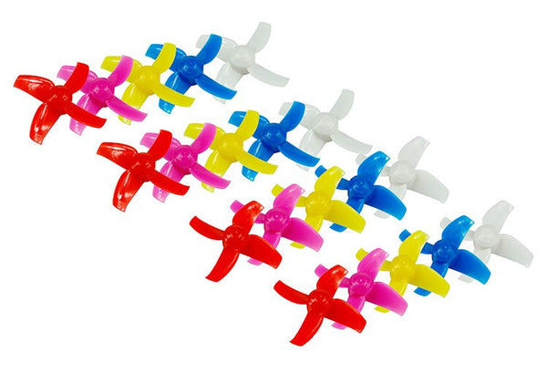 QWinOut 10Pairs 40mm / 48mm 4-Blades 1.0mm Propeller Props CW CCW for Tiny R7 7X INDUCTRIX FPV Mobula7+ 8X DIY FPV Brush Drone