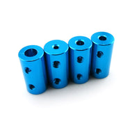 Feichao 10Pcs Aluminum Alloy Coupling Bore 5x5mm 6x6mm Diameter 10mm 12mm Length 20mm 3D Print Part Flexible Shaft Coupler Stepper Motor