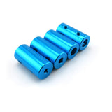 Feichao 10Pcs Aluminum Alloy Coupling Bore 5x5mm 6x6mm Diameter 10mm 12mm Length 20mm 3D Print Part Flexible Shaft Coupler Stepper Motor