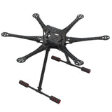 QWinOut Six-Axle DIY Drone Kit UAV Aircraft 550mm Wheelbase with APM Flight Control GPS FLYSKY FS-i6 Remote Control