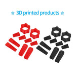 10pcs/Set 3D Printed Printing TPU RC Model Remote Control Channel Switch Protector for FRSKY X9D Transmitter