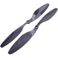 QWinOut 10x4.7 3K Carbon Fiber Propeller CW CCW 1047 CF Props  For RC Quadcopter Hexacopter Multi Rotor UFO