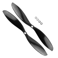 QWinOut 11x4.7 3K Carbon Fiber Propeller CW CCW 1147 CF Props For RC Quadcopter Hexacopter Multi Rotor UFO + FS Drone Accessory