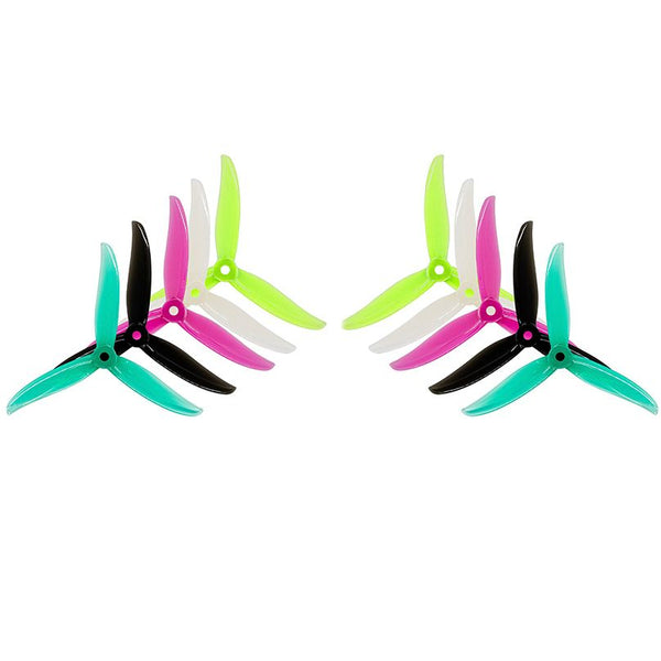 12Pairs Gemfan 4934 4.9X3.4X3 3-Blade PC Propeller CW CCW for Freestyle FPV 5inch Drones DIY Parts