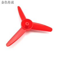 Feichao 6Pcs Standard Three-Paddle Propeller Spiral Wing Propeller Paddle Technology Making Windmill Model Accessory
