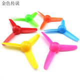 Feichao 6Pcs Standard Three-Paddle Propeller Spiral Wing Propeller Paddle Technology Making Windmill Model Accessory