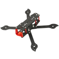 QWinOut three225 225mm Carbon Fiber FPV Racing Drone Frame Kit with 3D printing TPU Camera mount for 19mm camera for DIY RC Drone Aircraft