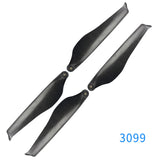 QWinOut 1Pair/4pcs Carbon Fiber 1650/2066/2685/2479/3099 Folding Propeller Noise Reduction Prop for Multi-axle UVA RC Agricultural Drone