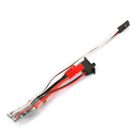 QWinOut 20A / 30A Brushed ESC 2KHz Forward Reverse Bidirectional Speed Controller with Brake 30*23*5mm for RC Boat Car Tank Rock Crawlers