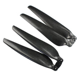 QWinOut 2480 Carbon Fiber Folding Propeller with Paddle Clamp Clip CW CCW Props for RC Multicopter Drone Agricultural plant protection UAV