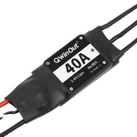 QWinOut XRotor 2-6S Lipo 40A Brushless ESC No BEC High Refresh Rate for Multi-axle Aircraft Copters Quadcopter