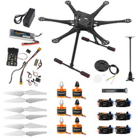 QWinOut DIY Drone Kit 550mm Hexacopter PXI PX4 Flight Control + 920KV Motor + 30A ESC+ 9443 propeller