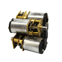 Feichao 2PC GA12-N20 N20 DC 6V Micro Speed GEAR MOTOR MINI Reduction Motor with Metal Gearbox Wheel Deceleration Motor Smart Car Robot