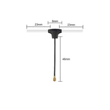 2PCS/lot BETAFPV Dipole T Antenna 2.4G 915MHz/868MHz IPEX MHF Connector For 2.4G/915MHz/868MHz receiver