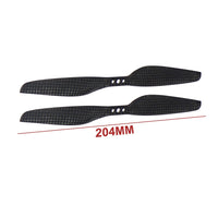 QWinOut 2Pairs 5030 6020 7024 9030 1033 1137 1240 Carbon Fiber Carbon Fiber CW CCW T RC Drone Motor Quadcopter Propeller Kit