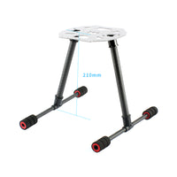 QWinOut Carbon Fiber T Type Quick Install Tall Landing Gear Skid for FPV Wheelbase 700MM RC Quadcopter Drone S550 X650 S680