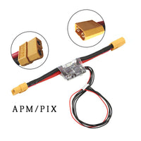QWinOut APM 2.8 Multicopter Flight Controller Built-in Compass with 7M GPS Power Module Shock Absorber Extension Cable for DIY RC Drone Aircraft