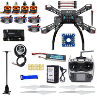 QWinOut DIY RC Drone Quadrocopter Full Kit X4M380L Frame Kit APM 2.8 GPS AT9 TX Radiolink AT9 Transmitter DIY Drone Parts